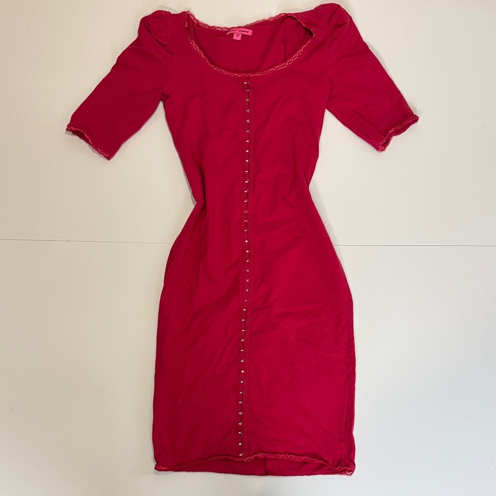 Betsey Johnston Vintage Women's Pink Bodycon dress